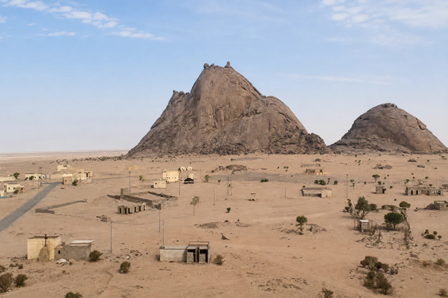هضاب الجثوم وهجرة الجثوم الممتدة أمامها في عالية نجد